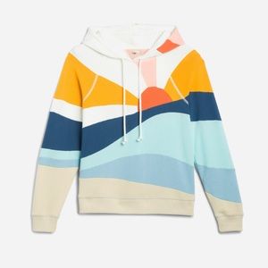 Faherty Soleil Hoodie Sun and Sea - Size M